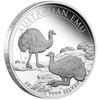 Perth Mint Emu Proof Silver Coin 1 Troy oz 2019