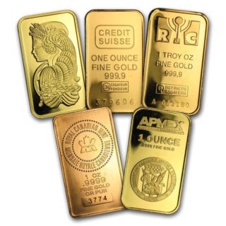 Buy 1 oz Gold Bar .999 purity  | Secondary Market