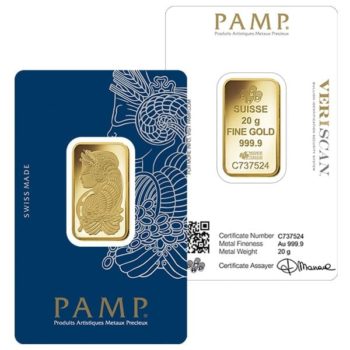 PAMP Suisse Gold Bar | 20 Gram - Image 3