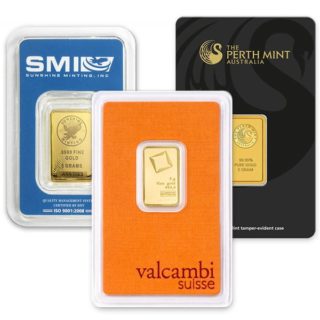 Random Gold Bar .9999 Pure | 5 Gram
