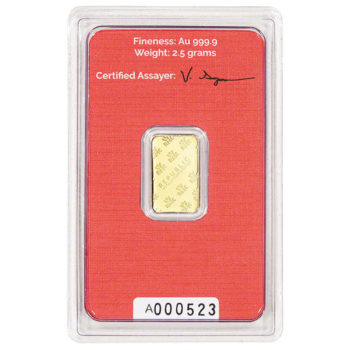 2.5 Gram Gold Bar, .9999 Pure - Image 4