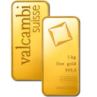Valcambi Gold Bars .9999 pure | 1 Kilo