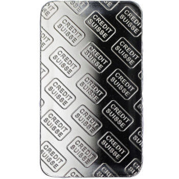Credit Suisse Platinum Bar 10 oz - Image 2