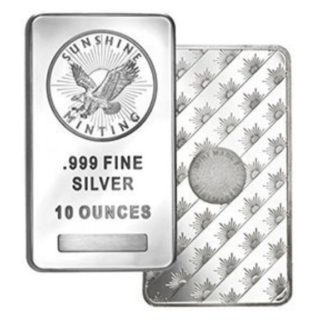 Silver Sunshine Mint  pure .9999 | 10 oz