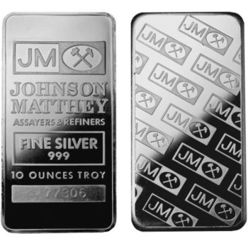 Johnson Matthey Silver Bar | 10 oz - Image 3