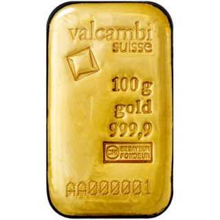 Valcambi Gold Bars .9999 pure | 100 gram