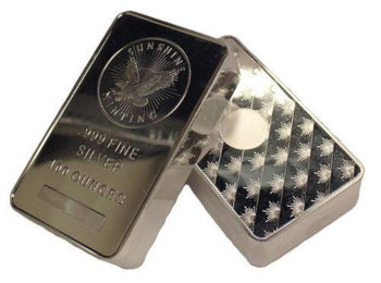 Silver Sunshine Mint  pure .9999 100 oz - Image 2