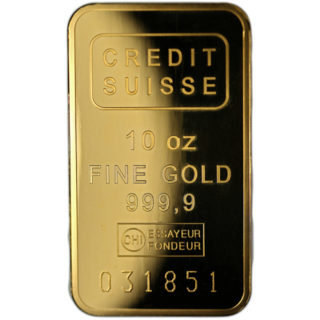 Credit Suisse Gold Bar 10 oz