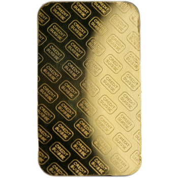 Credit Suisse Gold Bar 10 oz - Image 2