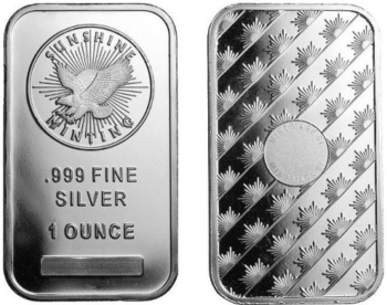 Silver Sunshine Mint 1 Troy oz - Image 3