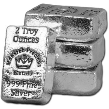 Monarch Hand Poured Silver Bars | 2 Troy oz - Image 2