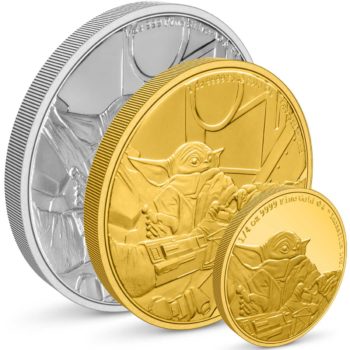 2022 Niue Star Wars - Grogu 1/4 oz Gold Proof Coin - Image 3