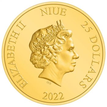 2022 Niue Star Wars - Grogu 1/4 oz Gold Proof Coin - Image 2