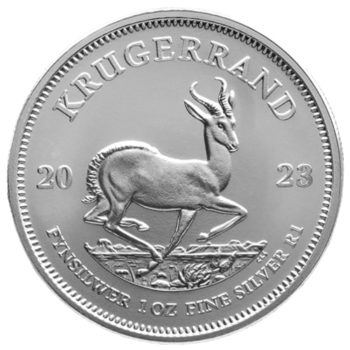 South African Silver Krugerrand 1 Troy oz - Image 2