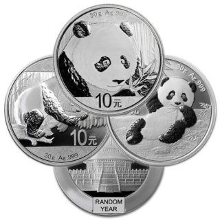 Chinese Silver Panda | 30 Grams .999 Pure
