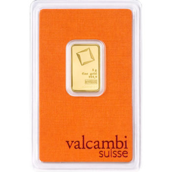 Valcambi Matte Gold Bars .9999 pure | 5 gram - Image 2