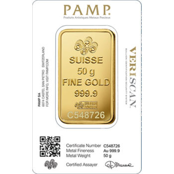 PAMP Suisse Gold Bar | 50 gram - Image 3